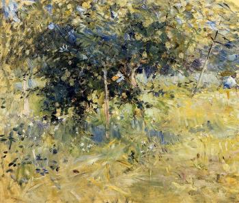 Berthe Morisot : Willows in the Garden at Bougival